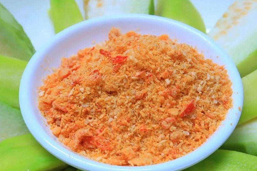 Các loại muối tôm phổ biến hiện nay. Ảnh: Sưu tầm