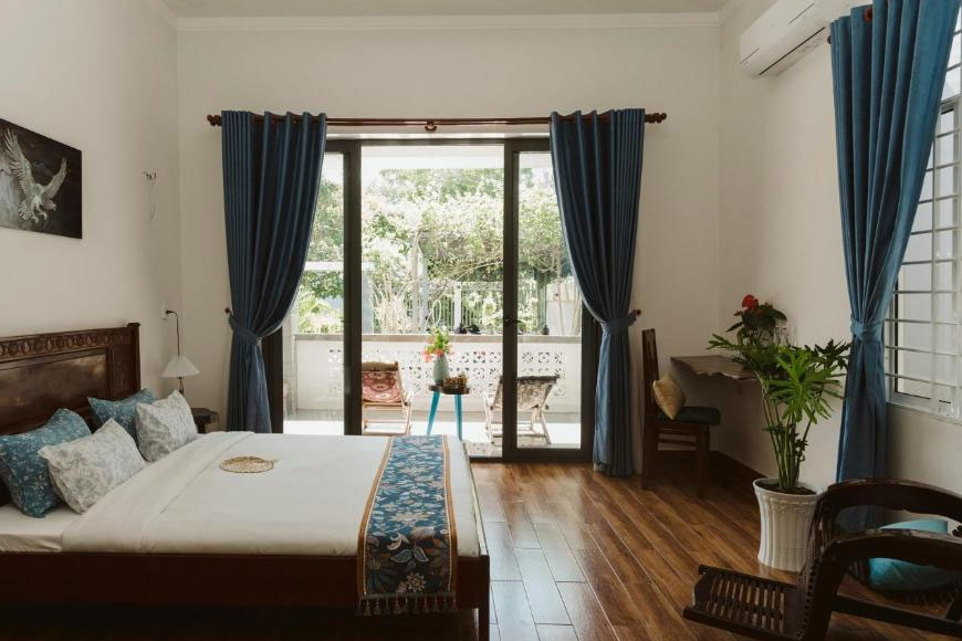 Khuôn viên homestay. Ảnh: Sưu tầm 