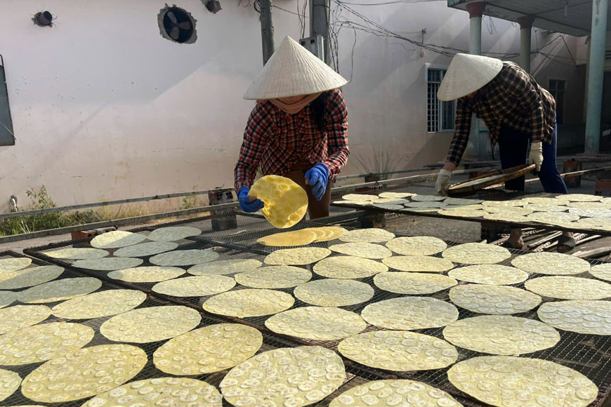 Món bánh phồng trứ danh. Ảnh: Sưu tầm 