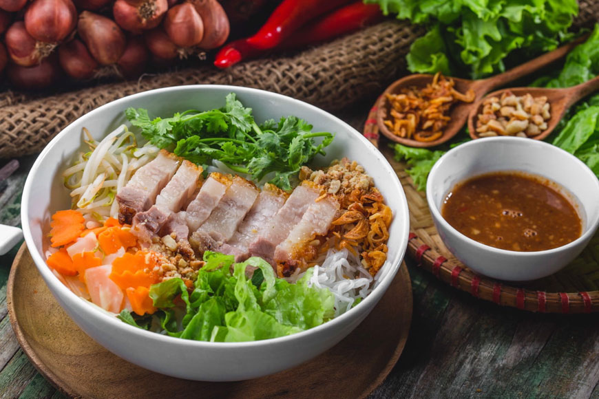 Bún mắm nêm. Ảnh: Sưu tầm