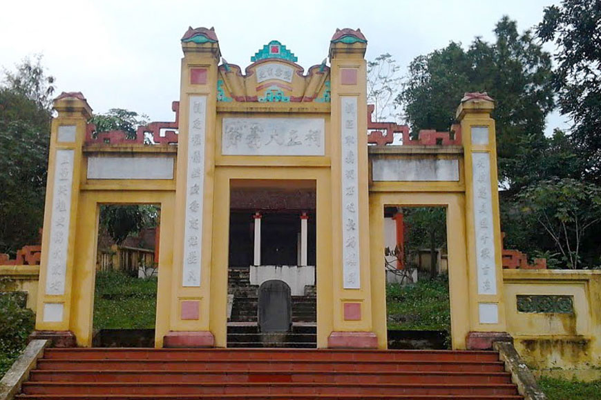 Địa điểm diễn ra lễ hội chùa. Ảnh: Sưu tầm