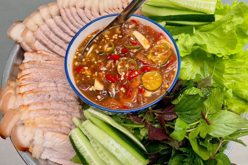 Gỏi lá đặc trưng. Ảnh: Sưu tầm
