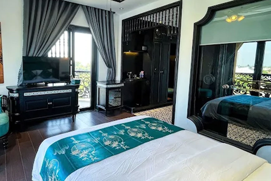 Không gian được thiết kế theo phong cách Địa Trung Hải. Ảnh: Sưu tầm