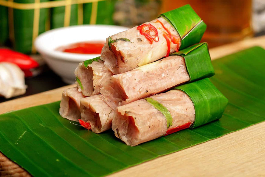 Nem chua thơm ngon. Ảnh: Sưu tầm