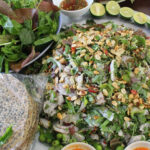 Hương vị không thể lẫn vào đâu của món gỏi cá kiến vàng. Ảnh: Sưu tầm 